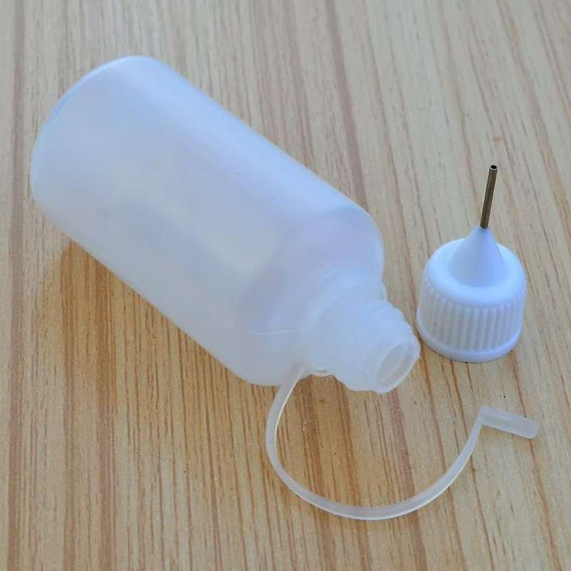 10pcs 30ml Plastic Squeezable Tip Applicator Bottle for Glue Diy