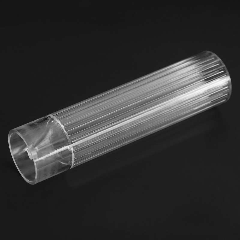 Pillar Candle Mold Cylinder Rib Plastic Candle Molds 6 Inch