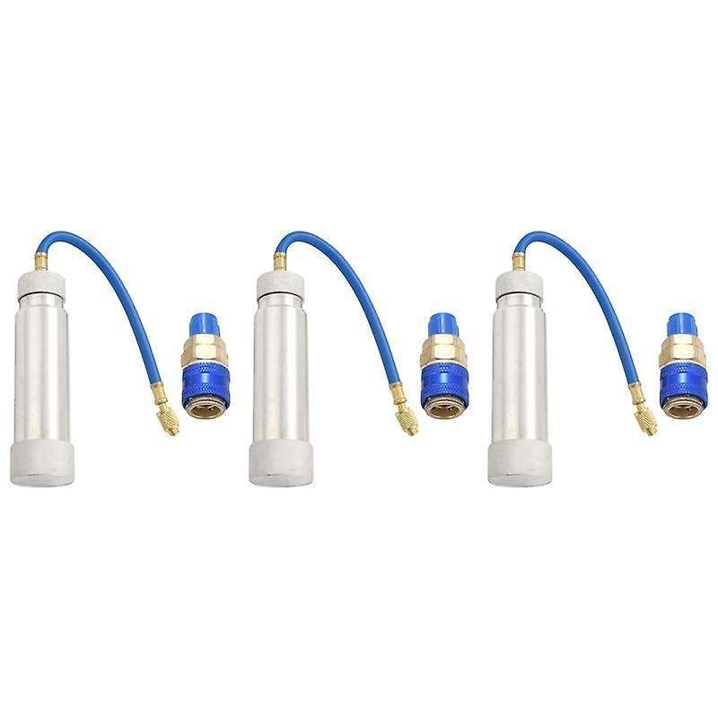 3x Oil & Dye 1/4 Inch Sae R134a 2oz Filling Tube Injection Tool