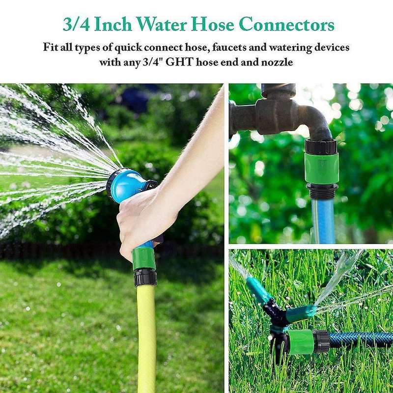 Water Hose Fittings Plastic Connectors,male&female 3/4 Inch Ght 10pcs