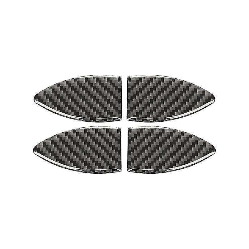 Car Interior Door Bowl Cover Trim Carbon Fiber Accessories