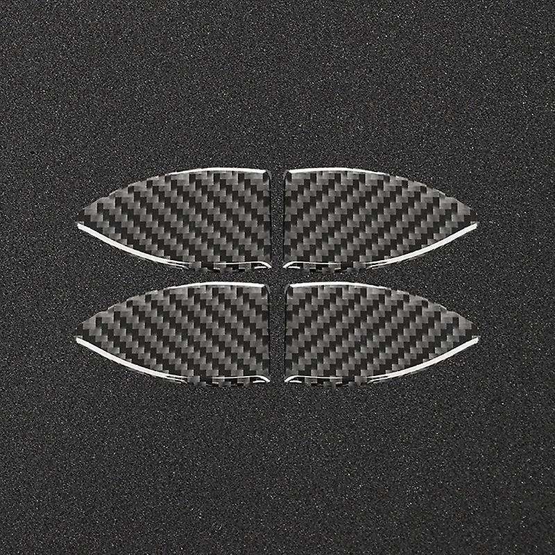 Car Interior Door Bowl Cover Trim Carbon Fiber Accessories