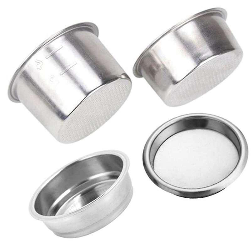 4pcs 51mm Coffee Filter Filter Basket for Delonghi Espresso Machine