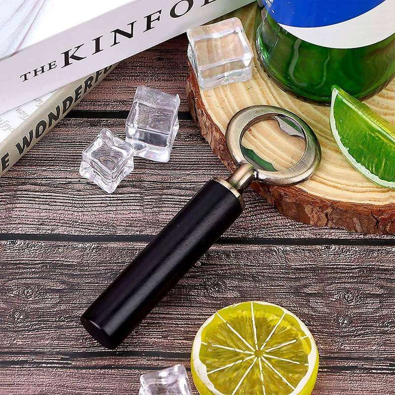 Diy Beer Bottle Opener Stainless Steel Flat Bottle Opener 4pc Bronze