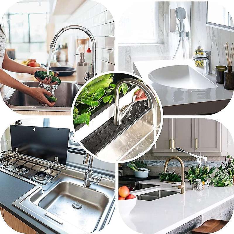 Sink Mat Absorbent Washable Splash Guard, Dish Drying Mat Splash
