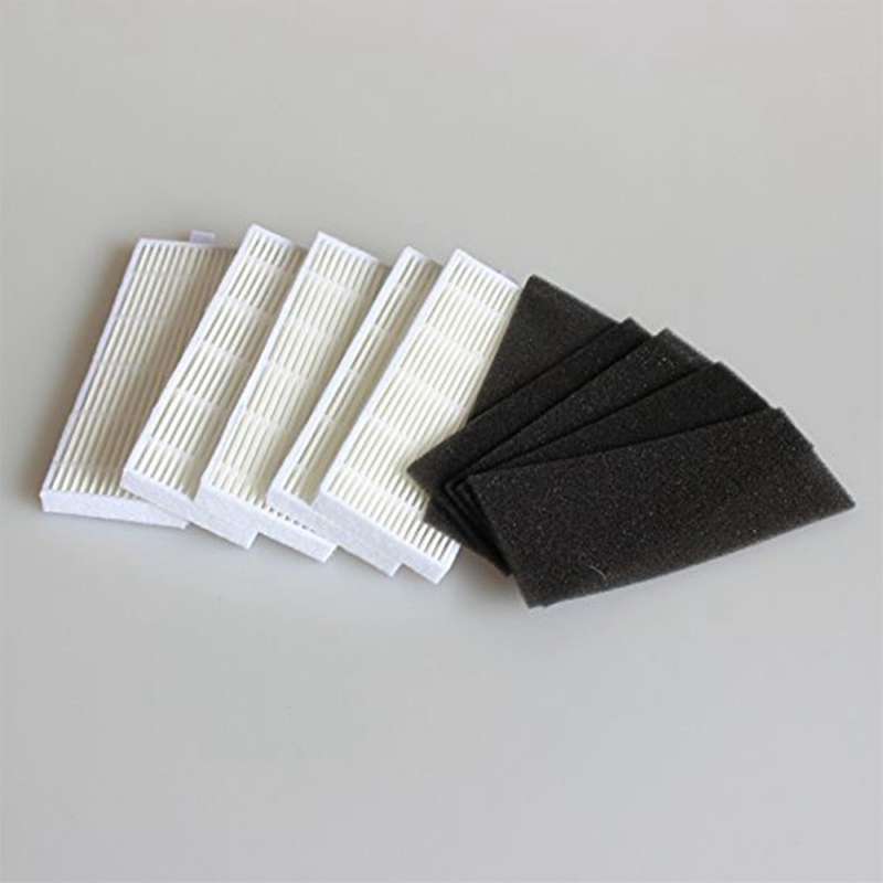 Neu 5pcs Schwamm+5pcs Filter Fuer Chuwi Ilife A4 Roboter-staubsauger