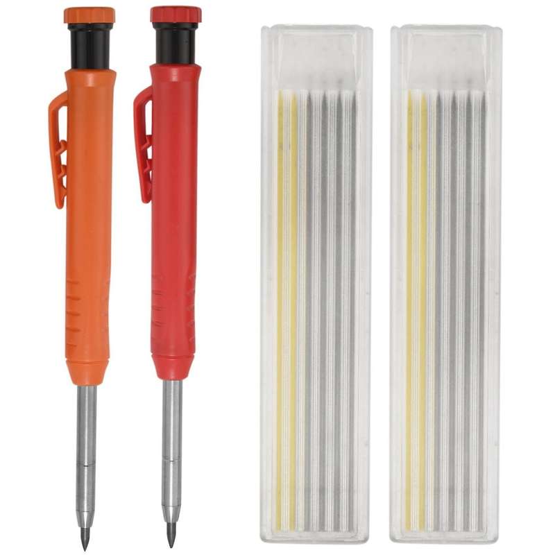 2 Pieces Carpenter Pencil for Wood Flooring Marker Carpenters