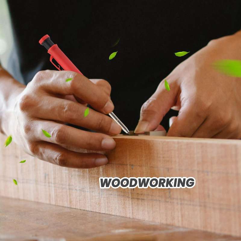 2 Pieces Carpenter Pencil for Wood Flooring Marker Carpenters