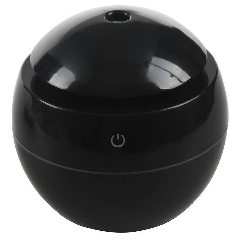 Ultrasonic Atomizing Humidifier Air Purifier Led Night Light,black
