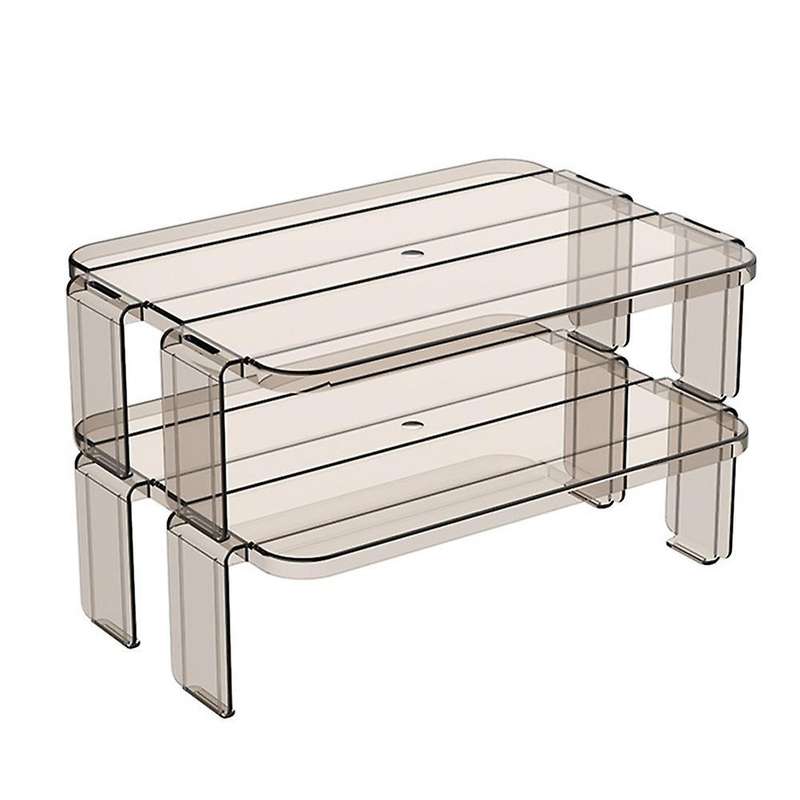 2pcs Fridge Organizer Rack Kitchen Racks Kitchen Items(brown)