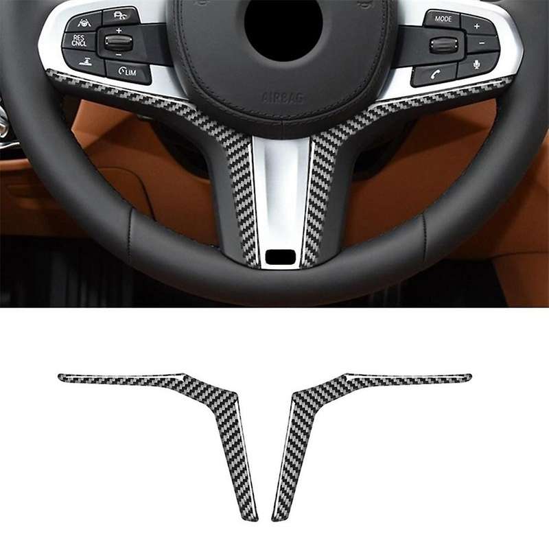 Steering Wheel Decoration Cover Trim for Bmw- 5 Series G30 2018-2021