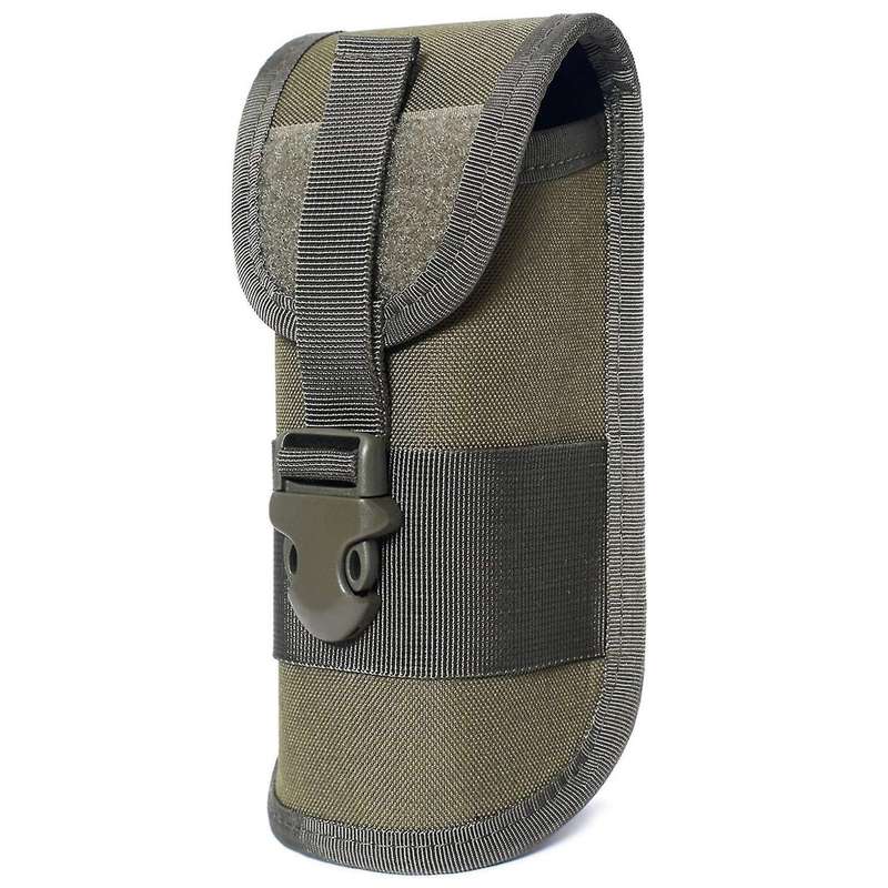 Glasses Pouch Sunglasses Bag Nylon Waterproof Flashlight Pouch,green