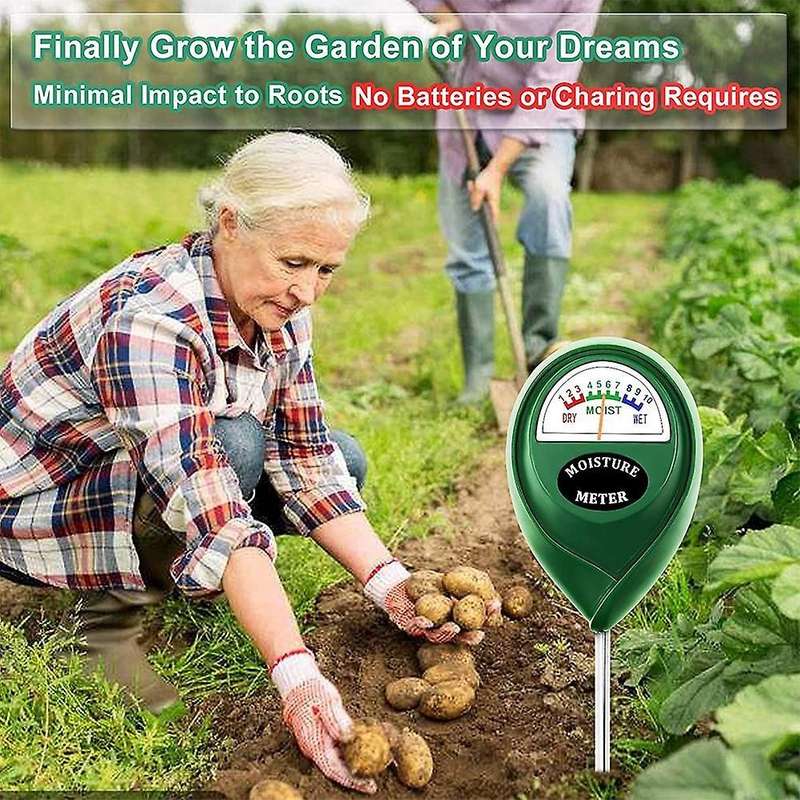 Soil Moisture Sensor Meter, Monitor Soil Test Kit, Plant Water Meter