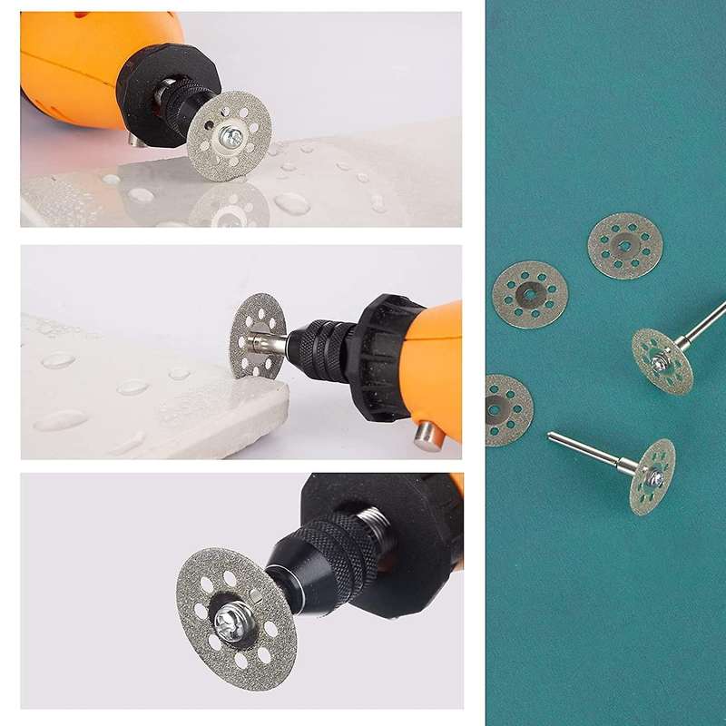 44 Pcs Rotary Tool Set Small Saw Blade Kit for Diy Carving Making