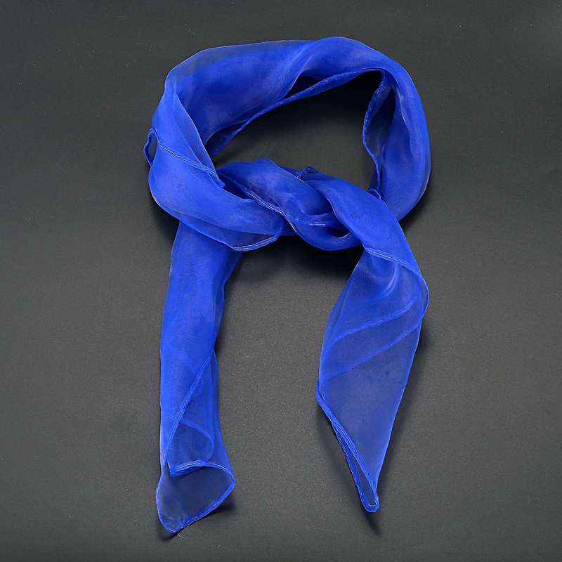 Plain Chiffon Neck Scarf Head Scarves 70 Cm X 70cm (watermelon Red)