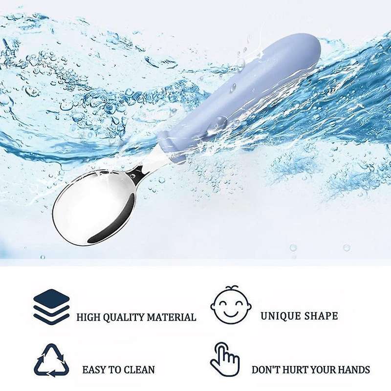 6 Pieces Stainless Steel Toddler Spoons, Kids Cutlery Spoons