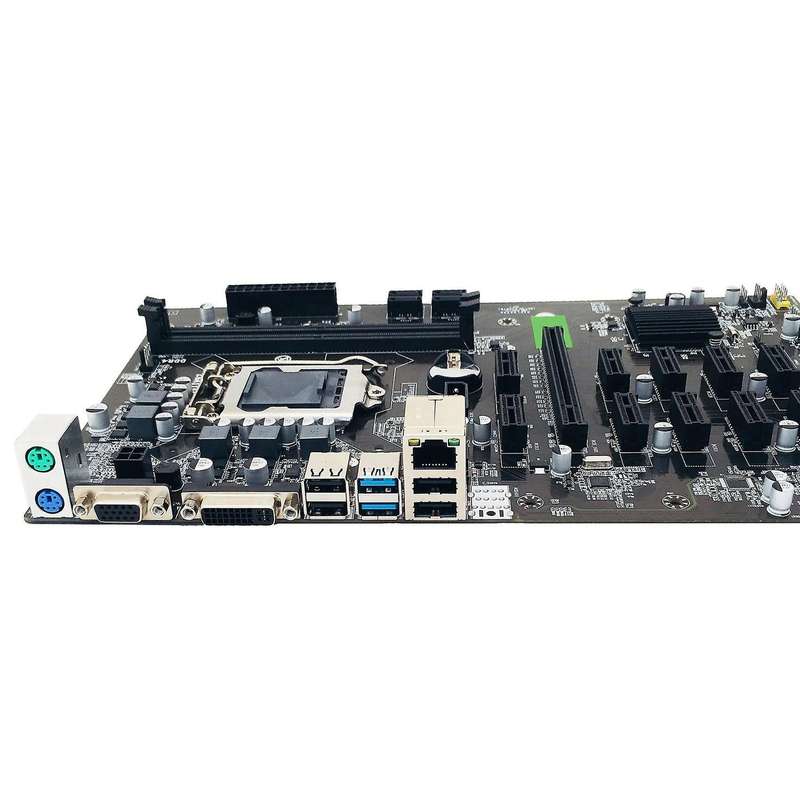 B250 Btc Mining Motherboard Lga 1151 Ddr4 12xgraphics Card Slot