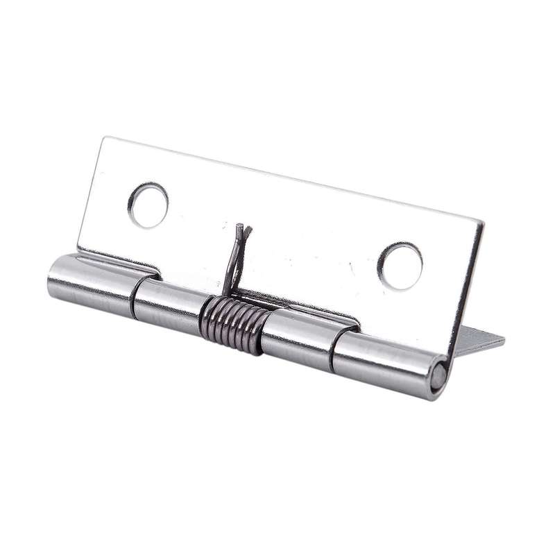 50x38x5mm,feder-scharniere Edelstahl, Silberfarben, 2 Stueck