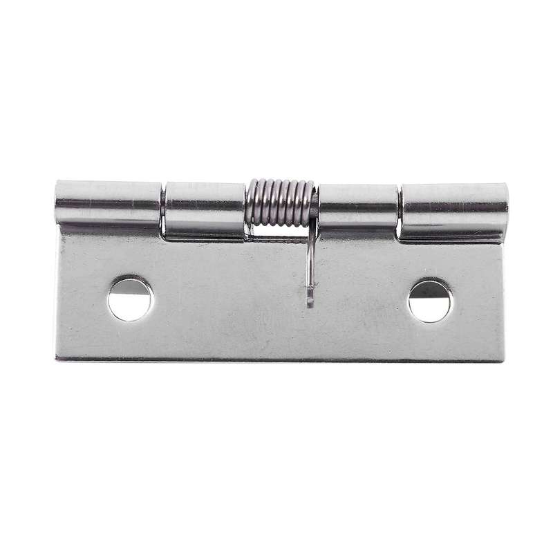 50x38x5mm,feder-scharniere Edelstahl, Silberfarben, 2 Stueck