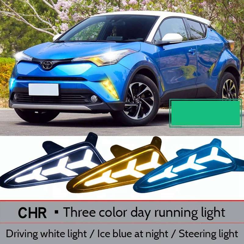 Car Front Bumper Led Drl Daytime Running Light for Toyota C-hr Chr