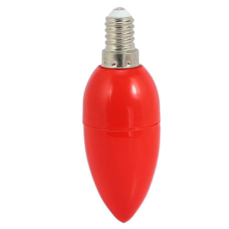 2x Led Candle Light Bulbs Red Fortune Lamp God Lights,e14