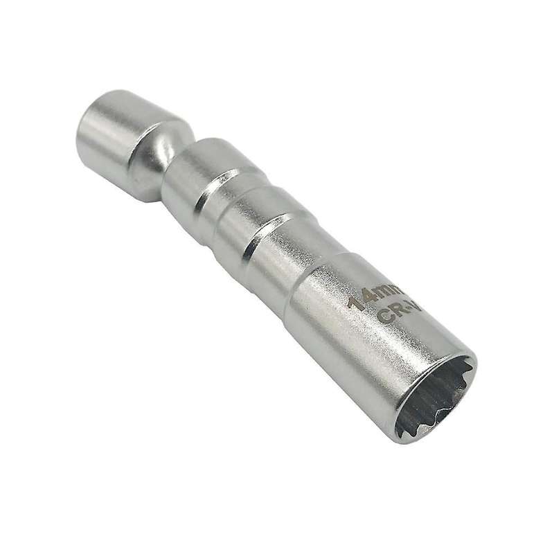 14mm Thin Wall Magnetic Swivel Spark Plug Socket - 3/8-inch Drive