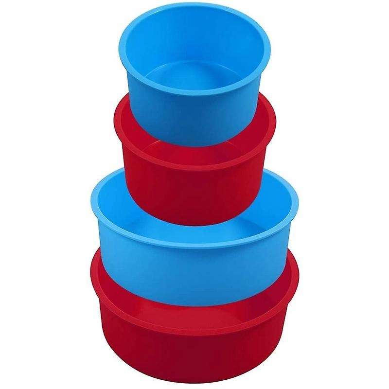 Round Cake Pan Set Of Non-stick Baking Mould Bakeware Tray