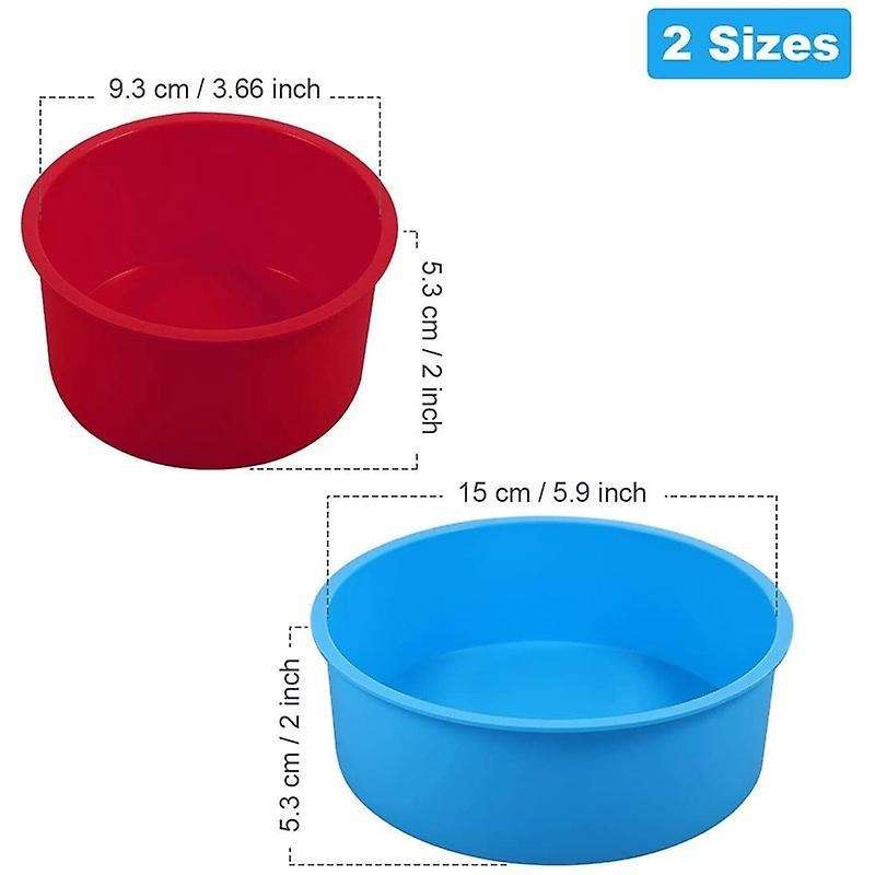 Round Cake Pan Set Of Non-stick Baking Mould Bakeware Tray