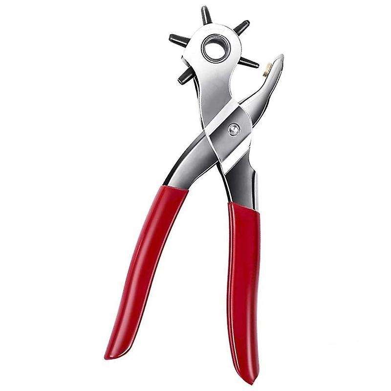 Heavy Duty 6 Size Revolving Leather Belt Hand Hole Puncher