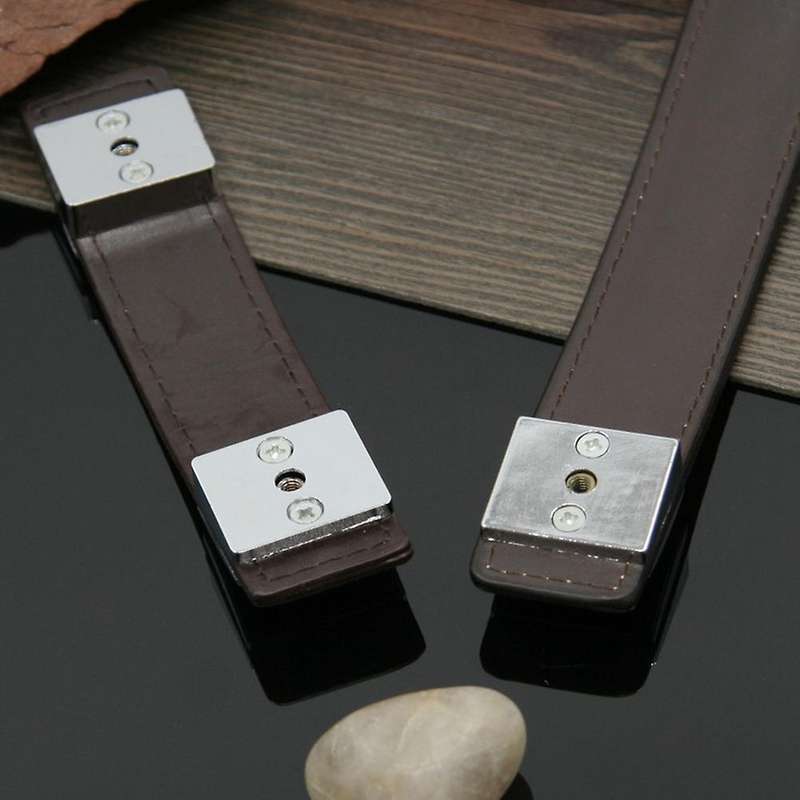 4pcs Pu Drawer Pulls with Screws Cabinet Handles Furiture Door Pull