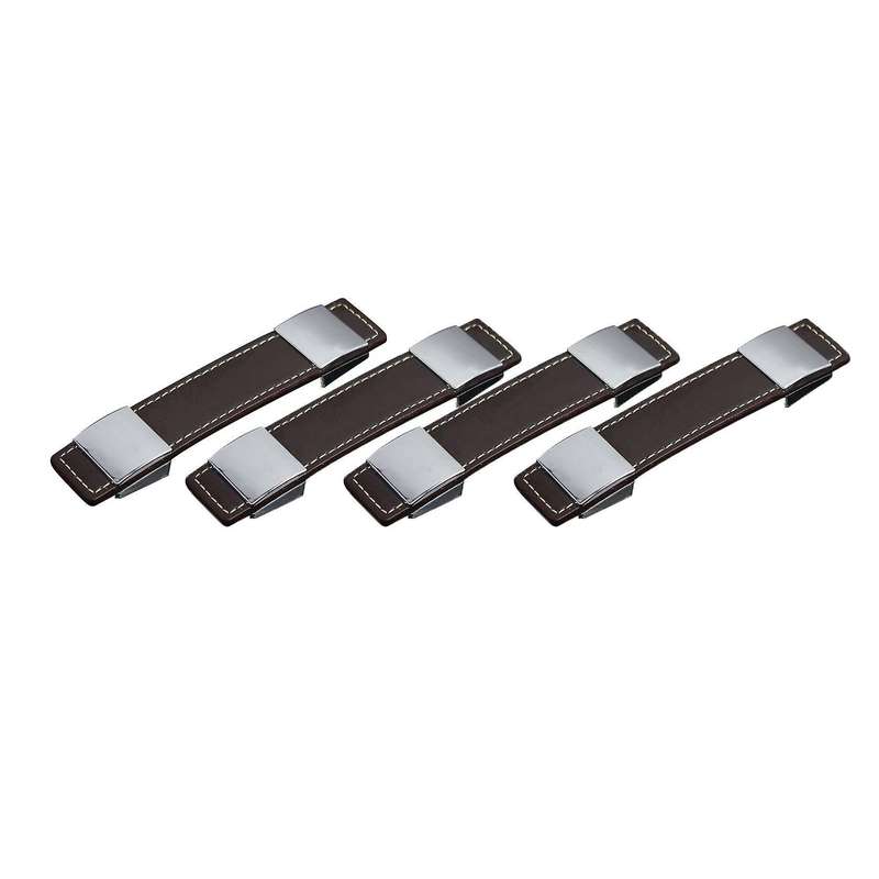 4pcs Pu Drawer Pulls with Screws Cabinet Handles Furiture Door Pull
