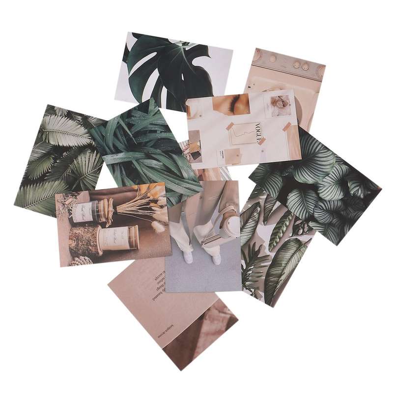 50pcs Scrapbooking Material, Retro Diary Paper, Diy Craft Background