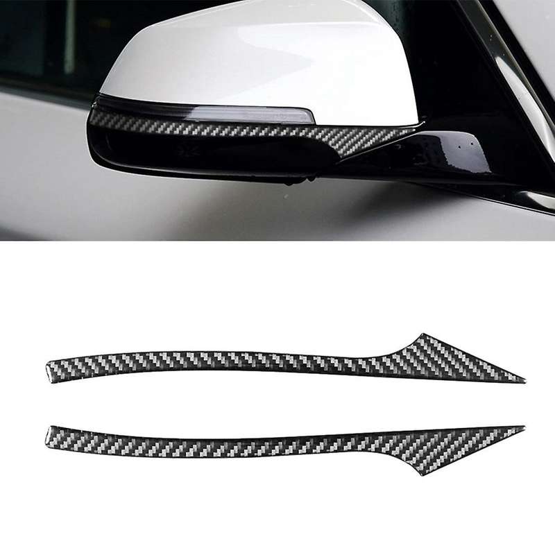 Rearview Mirror Strip Cover Trim Carbon Fiber for Bmw- F10 5 Series