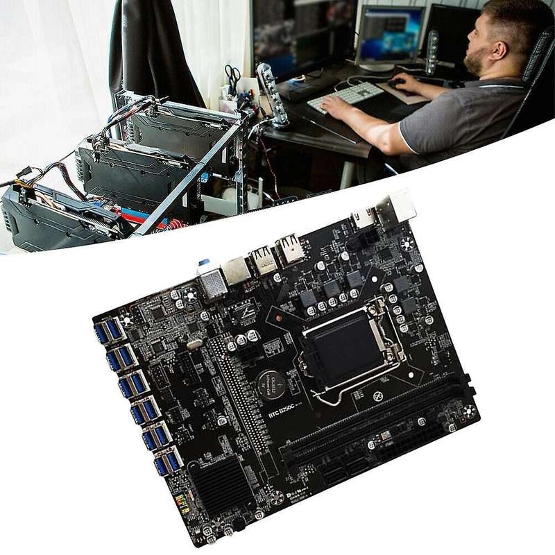 B250 Btc Mining Machine Motherboard with 8g Ddr4 Memory