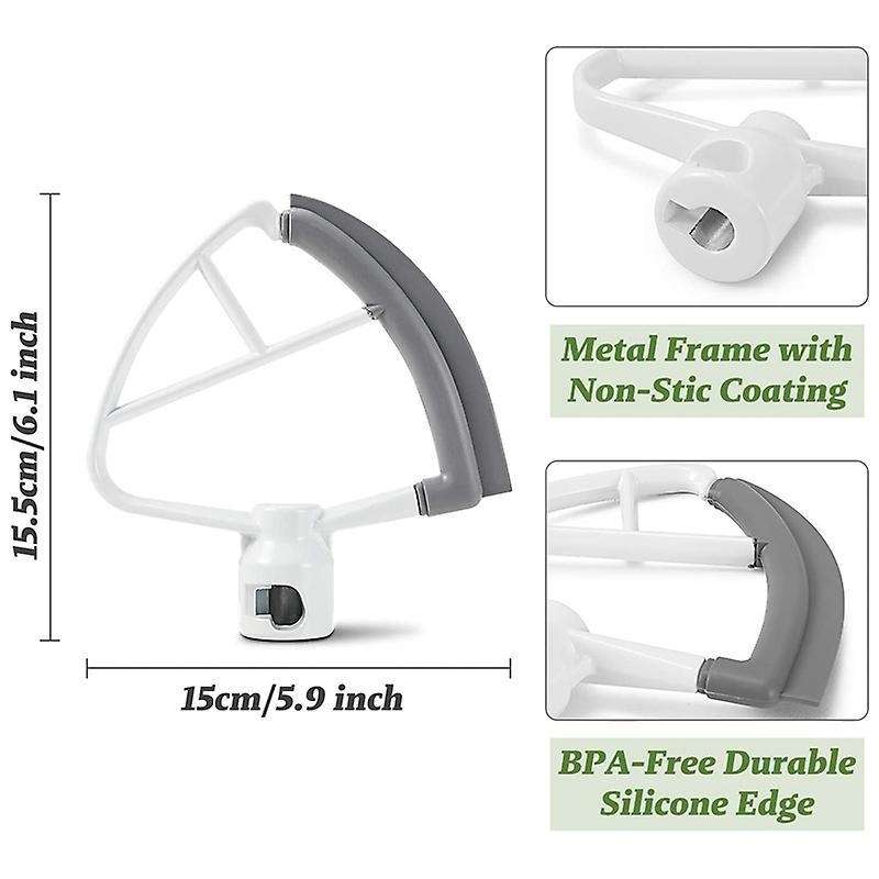 Flex Edge Beater, Mixer Attachment 4.5-5 Quart Tilt-head Stand Mix