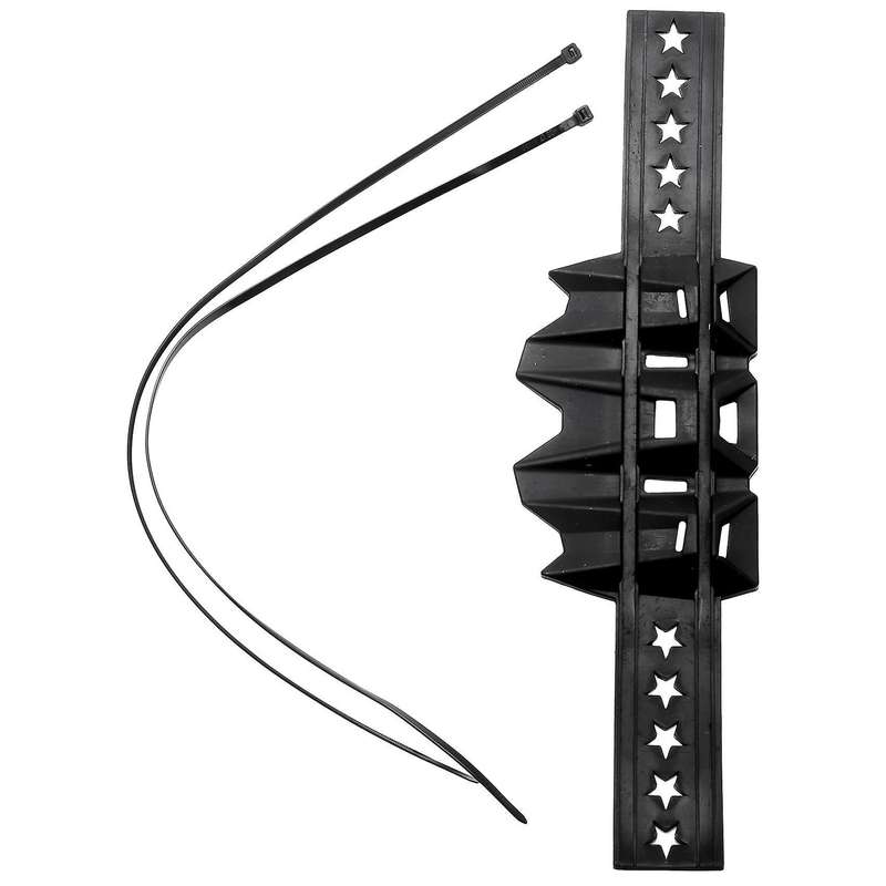 Universal Motorcycle Exhaust Muffler Drop Protection Guard Black