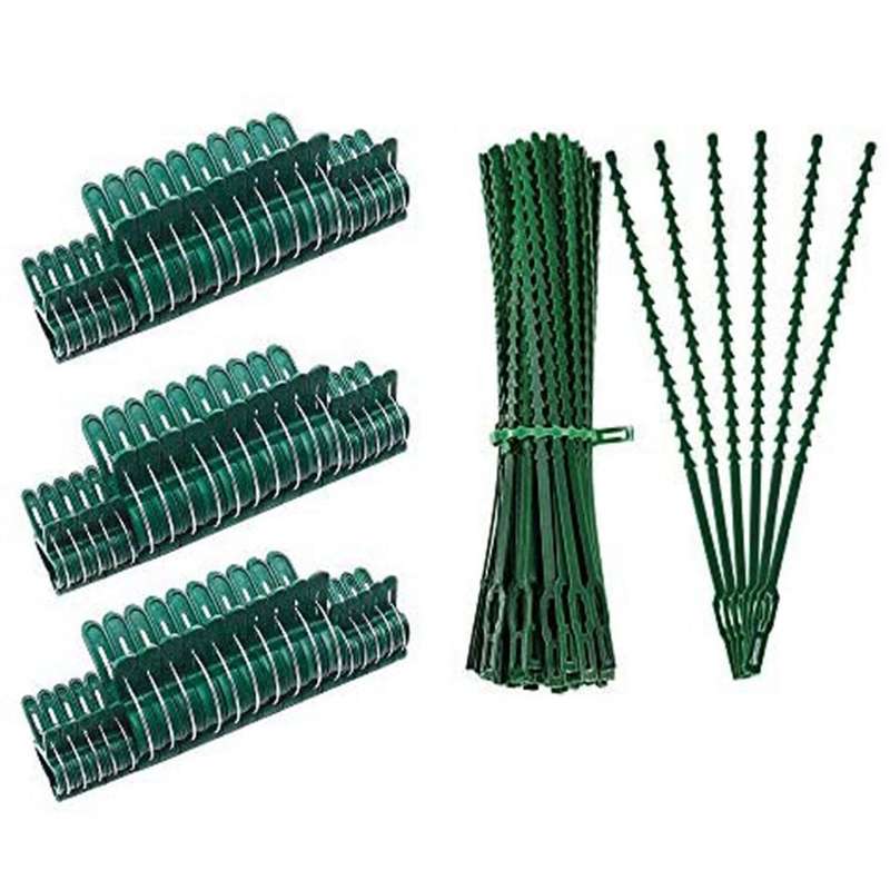 Plant Support Clip Ties for Gardening Gentle Plant & Flower Clamps