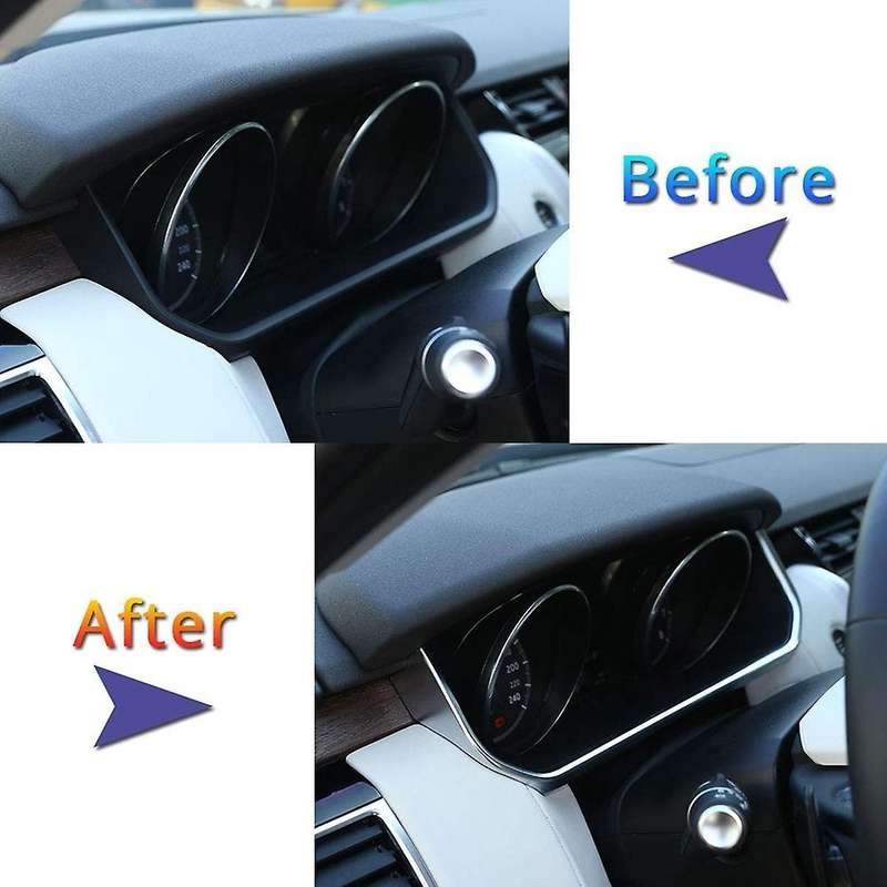 U Shape Frame Cover Trim Sticker for Discovery 5 2017-2019 ,chrome