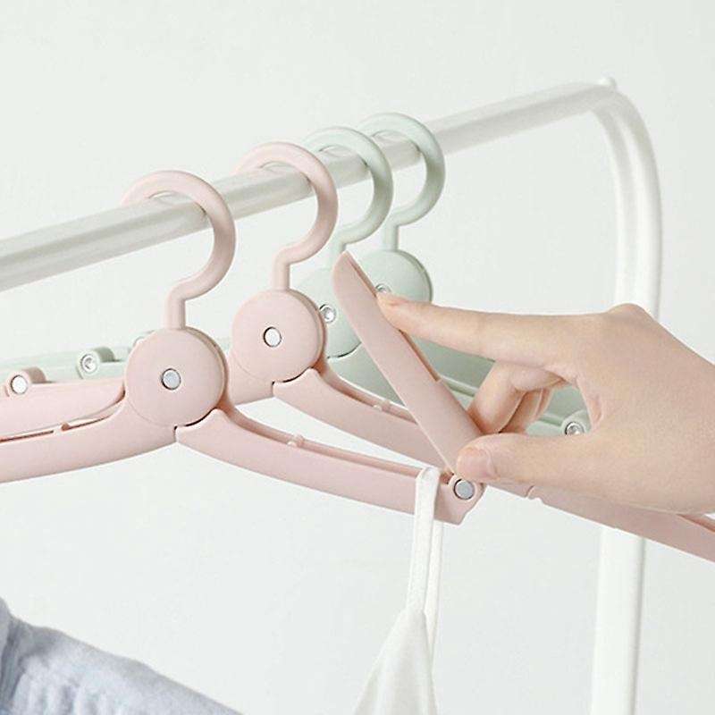 Portable Folding Hanger Multi-functional Travel Hanger -blue-gray