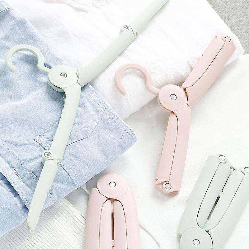 Portable Folding Hanger Multi-functional Travel Hanger -blue-gray