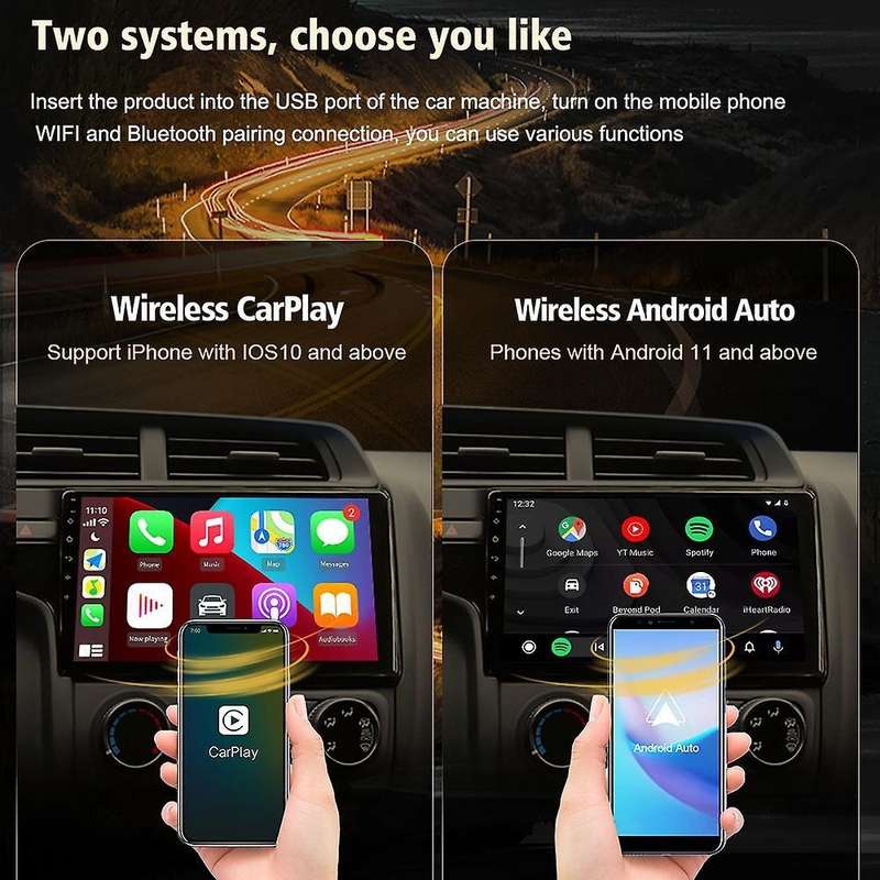 Carlinkit Wireless Carplay Adapter for Modify Android Screen Ios15
