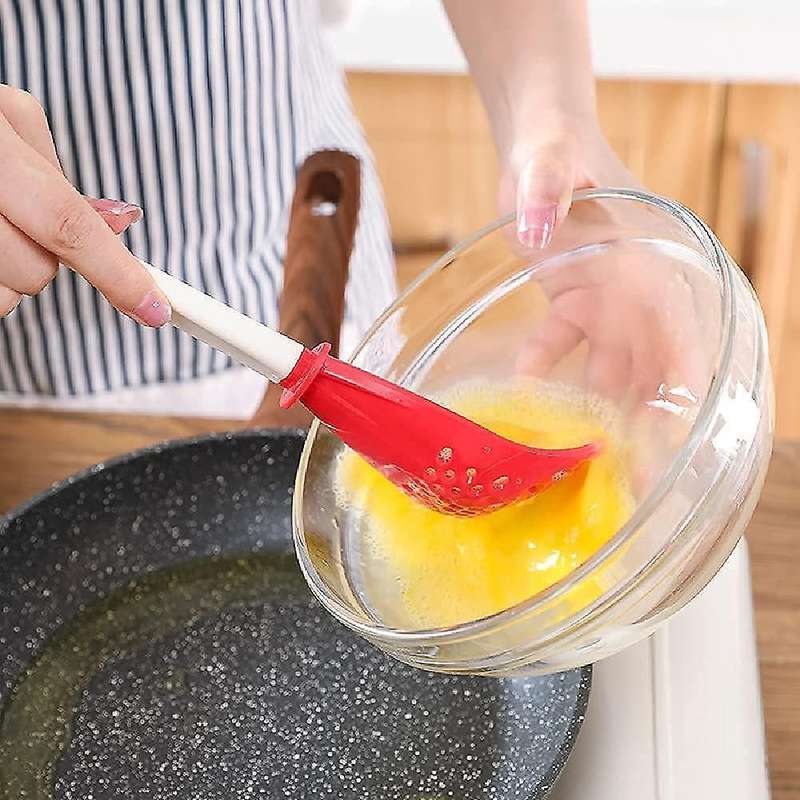 Cooking Spoon, for Draining, Mashing, Grinding, Garlic Press 4pcs