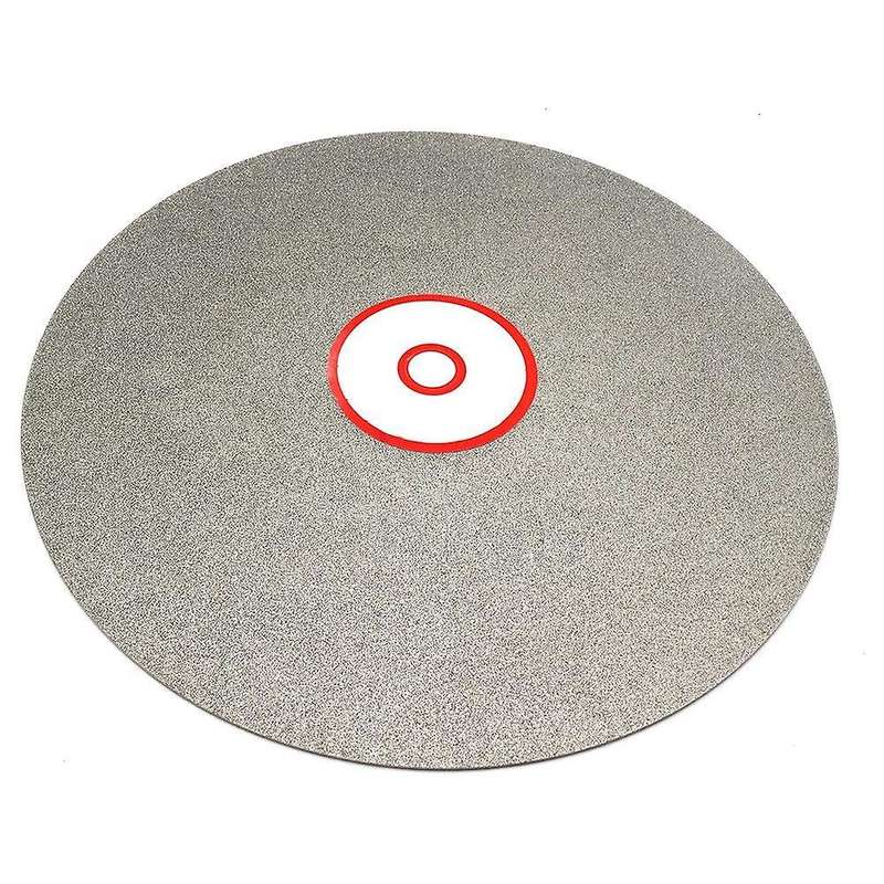 180 Grit 8-inch Outer Dia Diamond Coated Grinding Polishing Disc