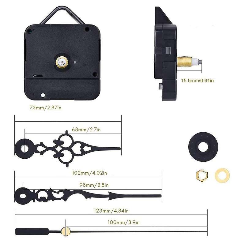 Quartz Clock Movement Mechanisms, Diy Clock Kits for Clock Repair