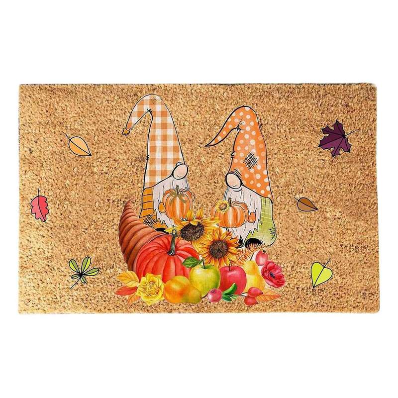 Thanksgiving Doormat Fall Autumn Door Mat Home Carpet 40x60cm G