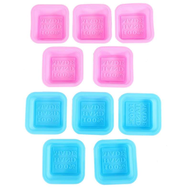 10pcs Diy 100% Hand Make English Word Multifunctional Soap Mold