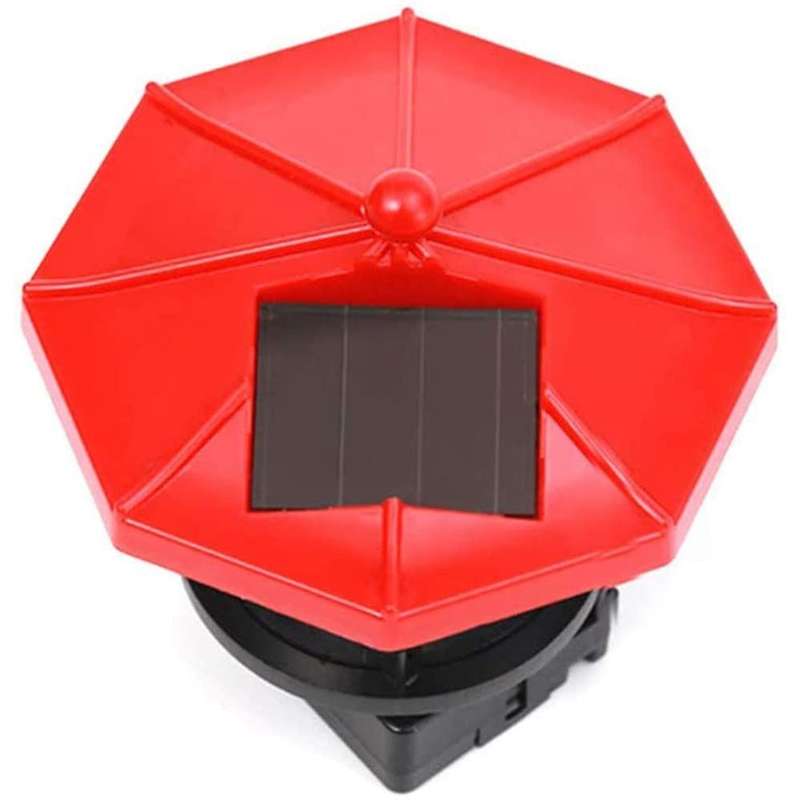 Solar Lawn Light Outdoor Waterproof Garden Courtyard Decoration (red)