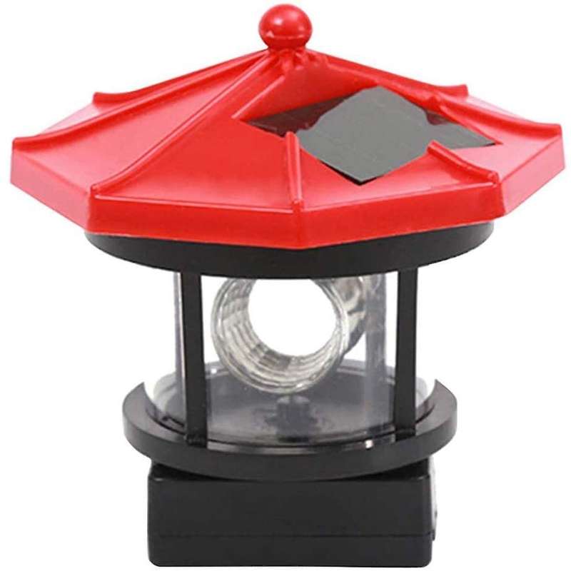 Solar Lawn Light Outdoor Waterproof Garden Courtyard Decoration (red)