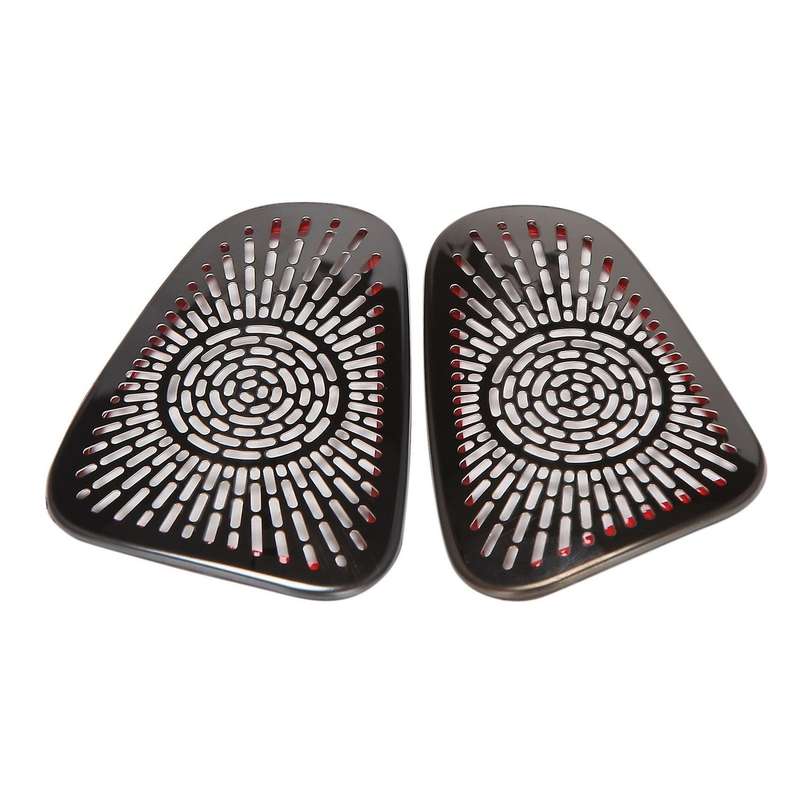 Car Dashboard Horn Cover Center Console Speaker Cover Trim Black