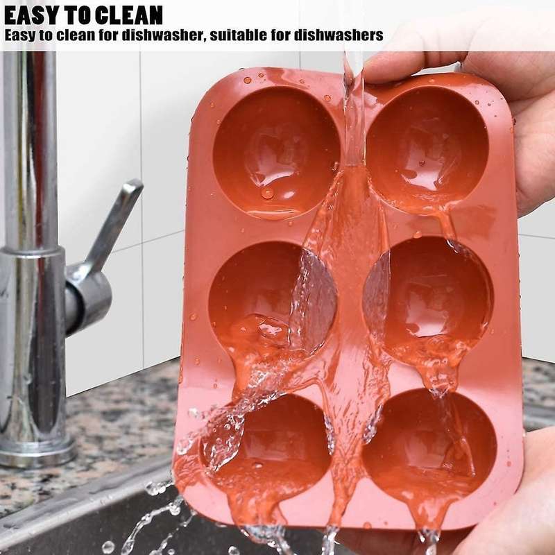 4pcs Semi Sphere Silicone Molds,for Chocolate, Cake, Jelly,baking Diy